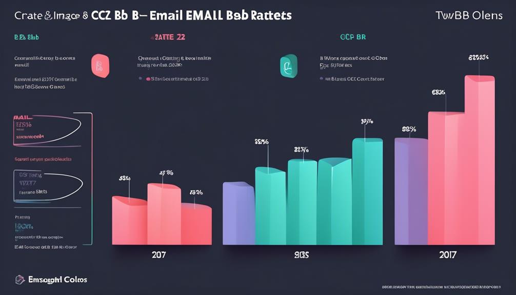 Email Open Rates 2017 4 comparing b2b and b2c email open rates