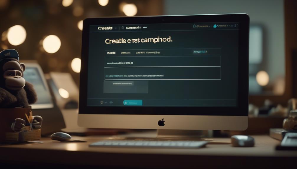 Mailchimp How to Send a Test Email 3 creating a practice email