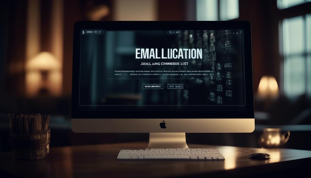 creating a targeted email database