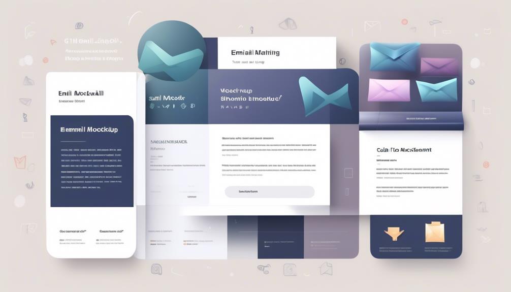 Crafting an Eye-Catching Email Mockup Template 6 personalized options for email marketing