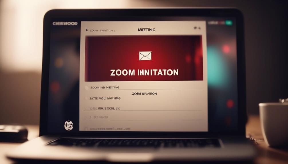 zoom meeting invitation template