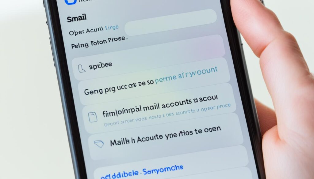 add another email account on iPhone