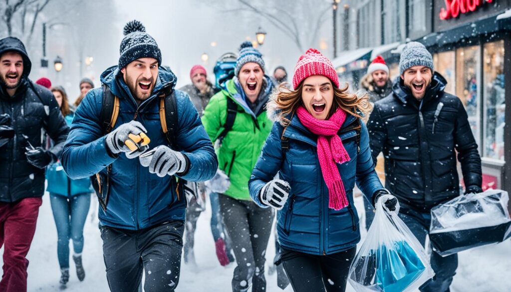 last-minute shoppers