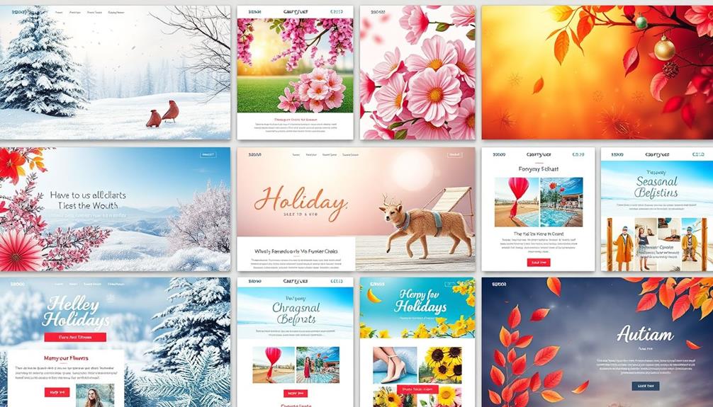 seasonal email template significance