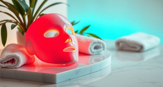 red led mask therapy