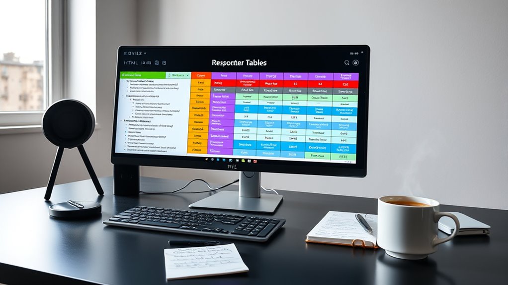 zugängliche, responsive Datentabellen