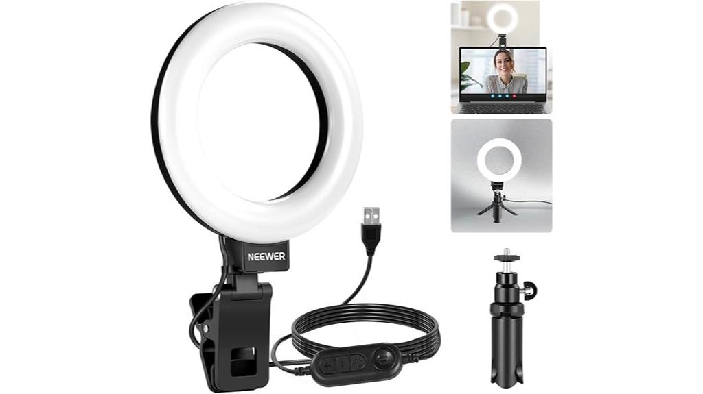 5 ring video light