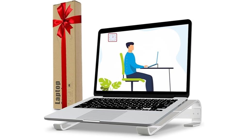 adjustable aluminum laptop stand