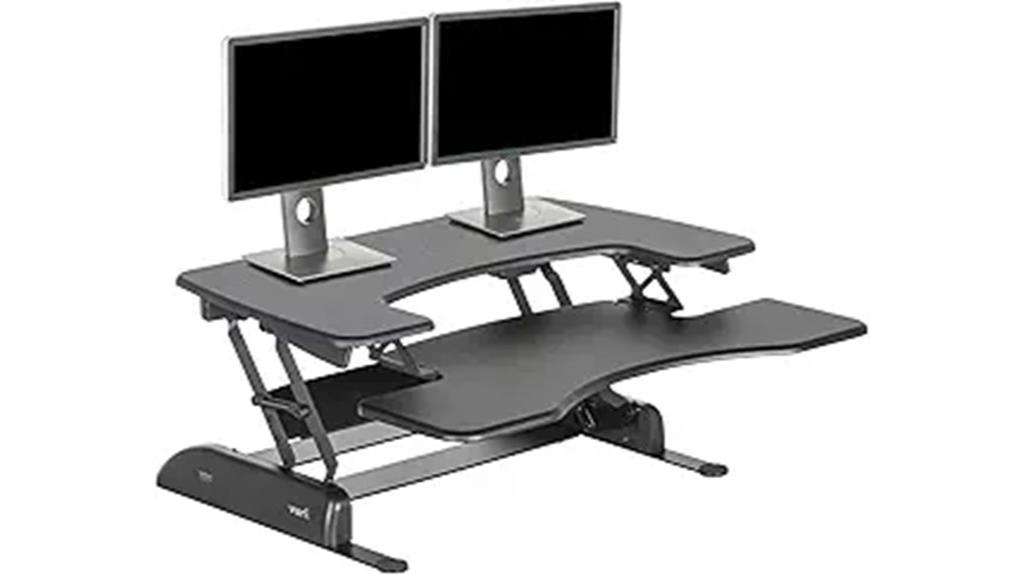 adjustable desk converter