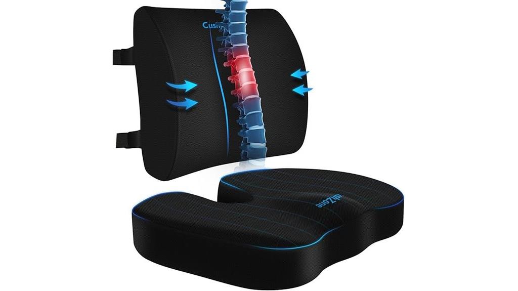 14 Best Lumbar Support Cushions for Chairs to Improve Your Posture and Comfort 7 adjustable memory foam cushion
