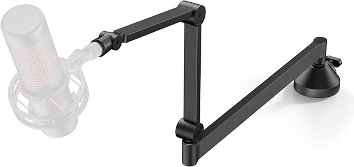 14 Best Boom Arms for Desk Microphones That Offer Stability and Flexibility 5 adjustable microphone arm adapter