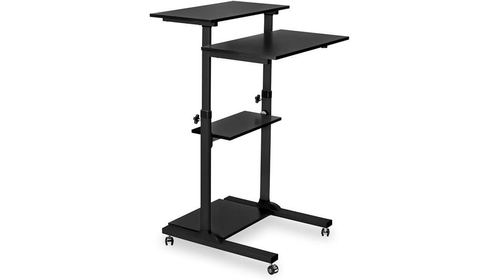 15 Best Adjustable PC Stands With Wheels for Comfort and Mobility in 2025 4 adjustable mobile standing desk
