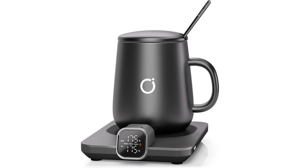 adjustable safe coffee warmer