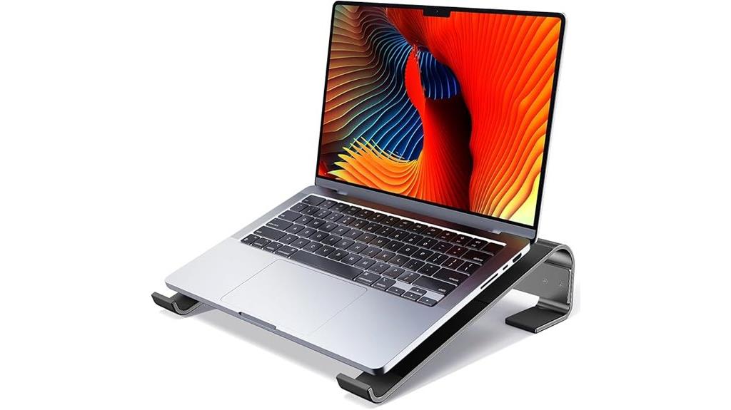 aluminum laptop desk stand