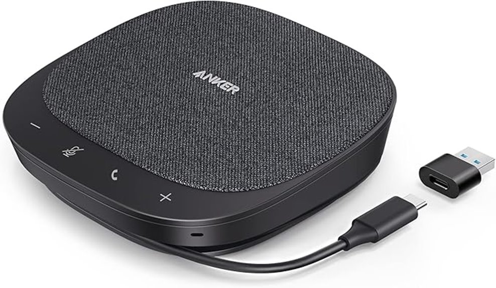 13 Best Conference Speakerphones for Small Rooms That Deliver Crystal-Clear Calls 8 anker conference call speaker