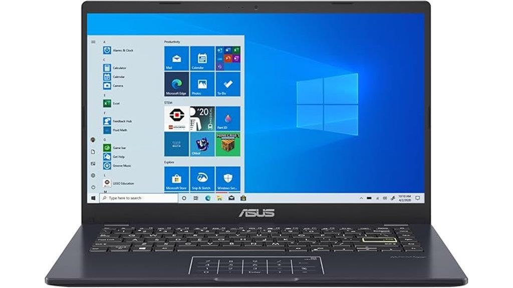 asus e410 laptop specifications