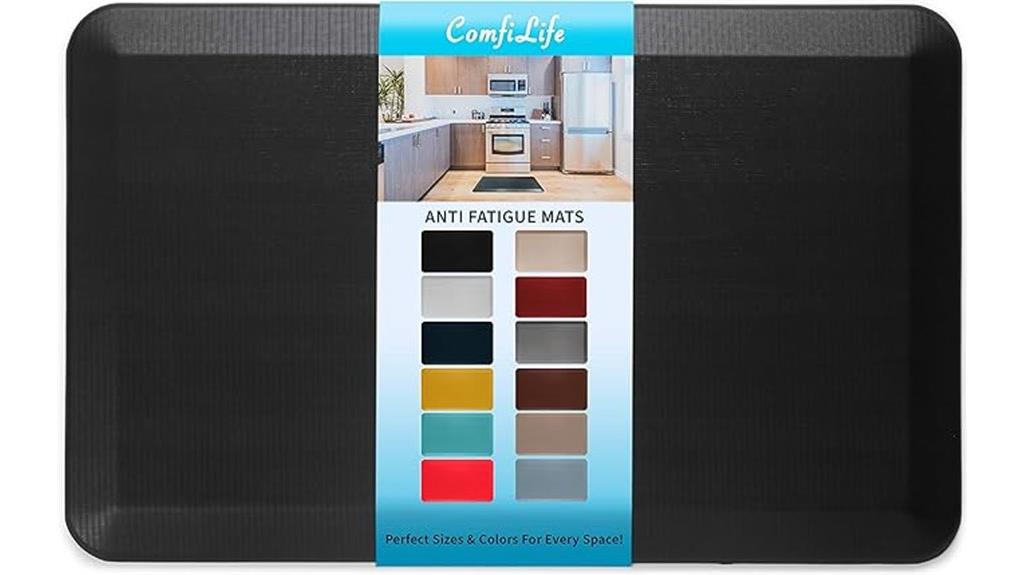 14 Best Anti-Fatigue Desk Mats for Standing Desks That Keep You Comfortable All Day 4 black 20x32 anti fatigue mat