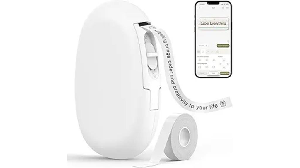 bluetooth label maker tape