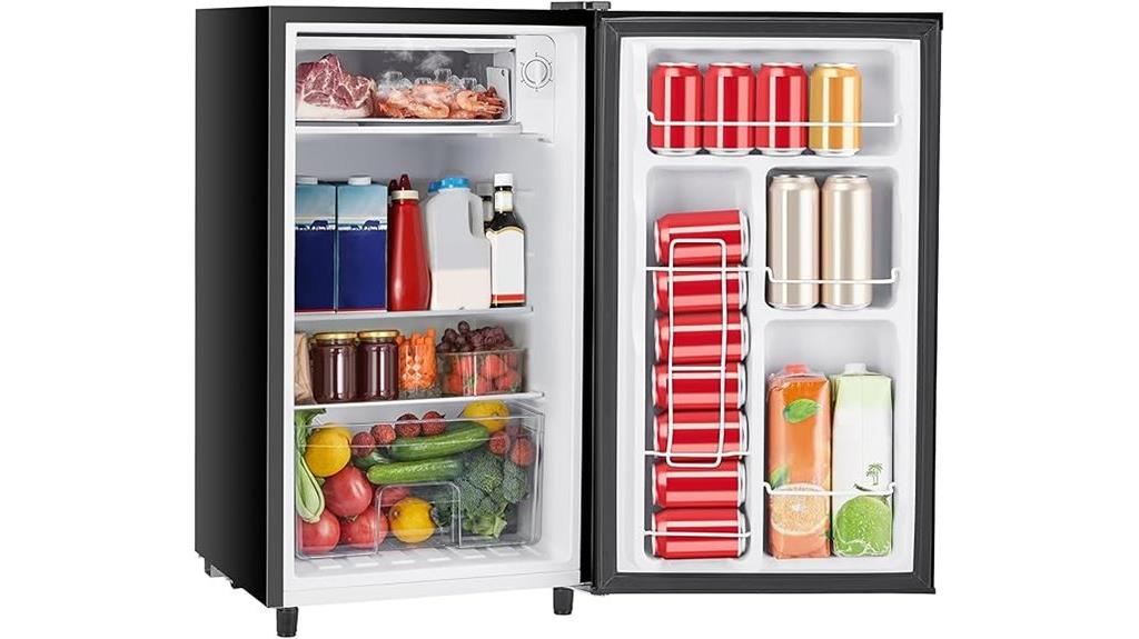 compact 3 2 cu ft fridge