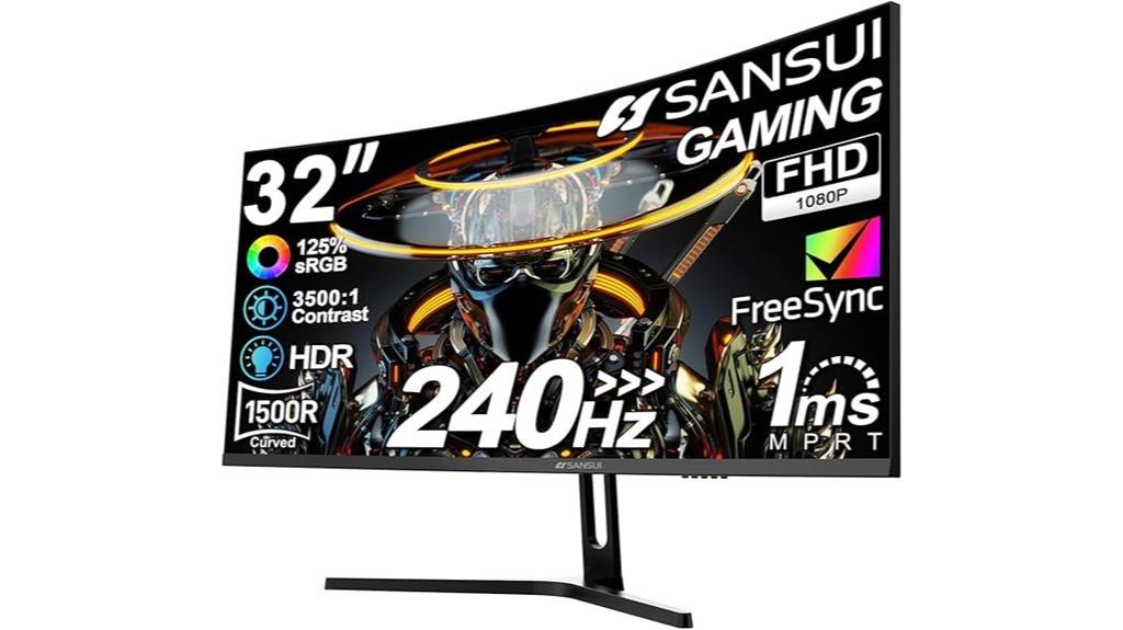 curved 32 inch gaming monitor