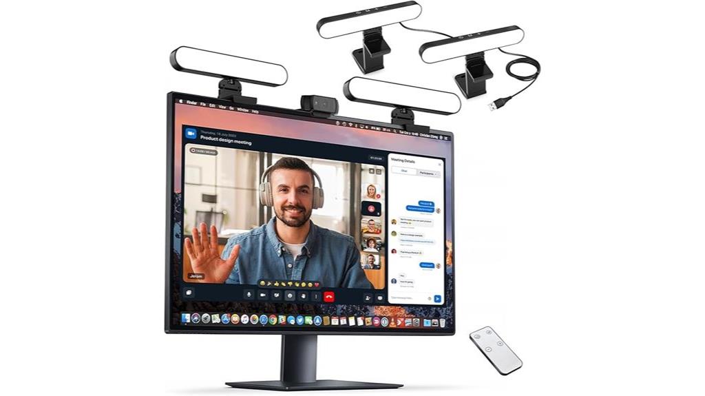 dual lamp video lighting