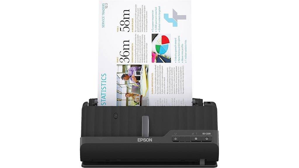 13 Best Document Scanners for Receipts That Make Organizing a Breeze 13 epson workforce es c220 scanner