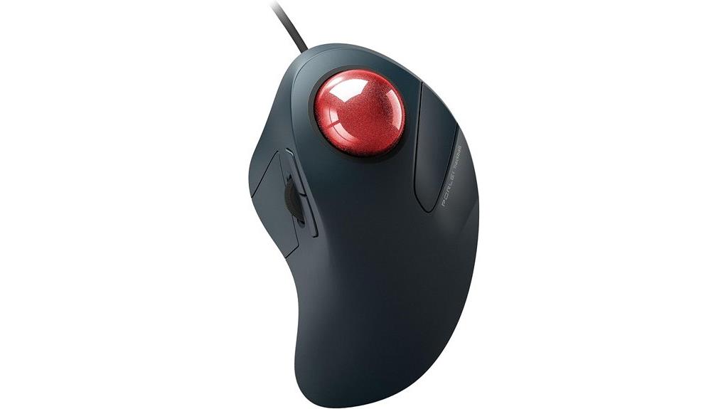 ergonomic wired trackball mouse