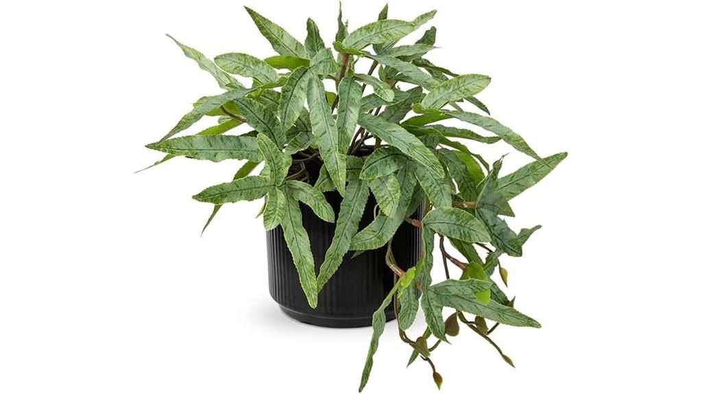 faux indoor plant pot