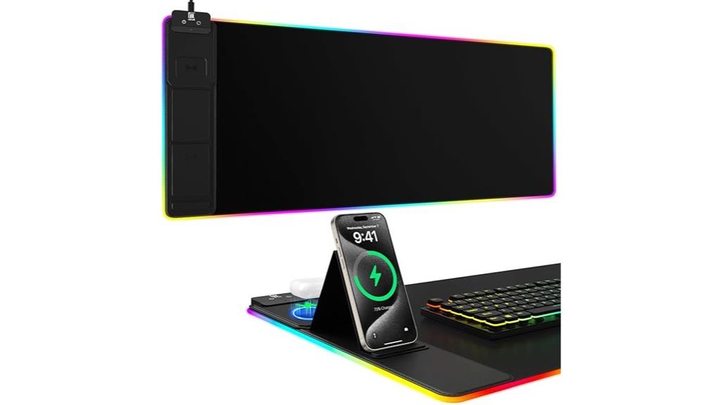 13 Best Wireless Charging Pads for Desks That Keep Your Devices Powered and Organized 4 gaming mousepad with charging