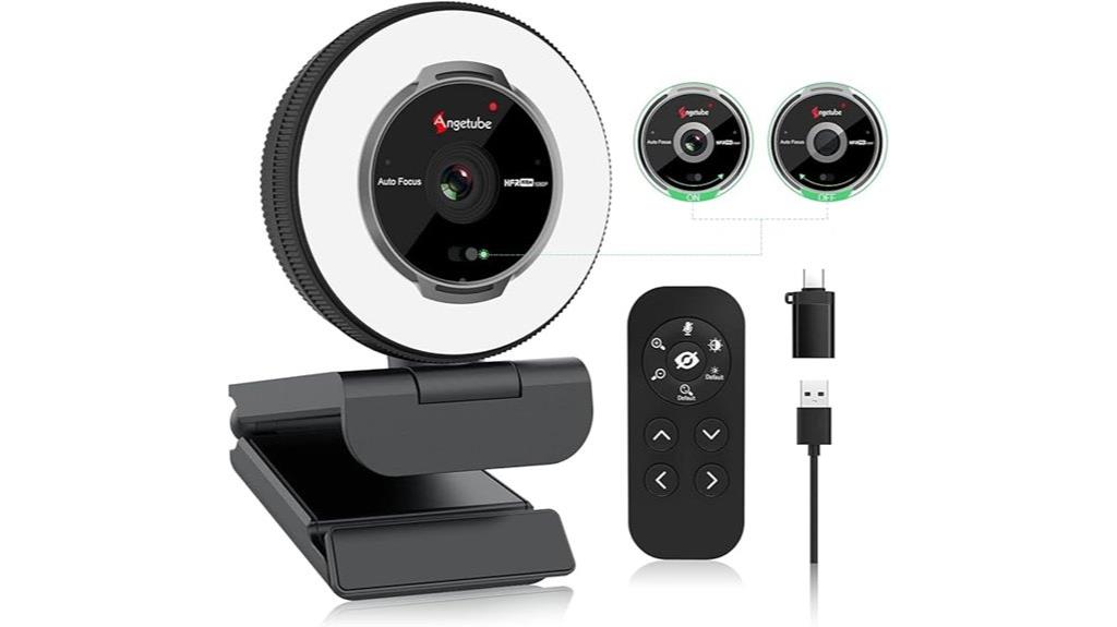 13 Best Ring Light and Microphone Combos for Flawless Streaming and Content Creation 4 high quality webcam with accessories