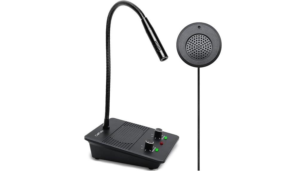 intercom microphone call system