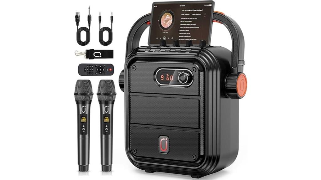 13 Best Portable PA Systems for Events That Will Amplify Your Sound Effortlessly 6 karaoke wireless microphone set