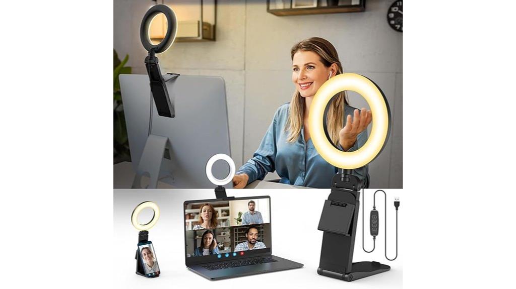 laptop desktop ring light