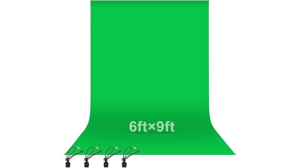 15 Best Green Screens for Video Backgrounds That Make Your Content Pop 9 large 6x9 ft green screen