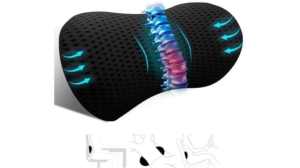 14 Best Lumbar Support Cushions for Chairs to Improve Your Posture and Comfort 11 memory foam lumbar pillow