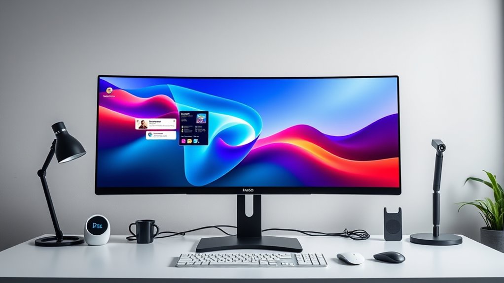 monitor features for multitasking
