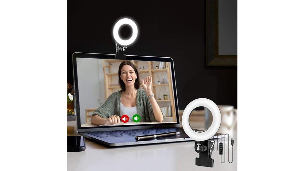 monitor laptop ring light