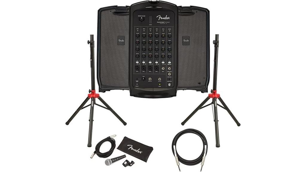 13 Best Portable PA Systems for Events That Will Amplify Your Sound Effortlessly 4 portable fender passport s2