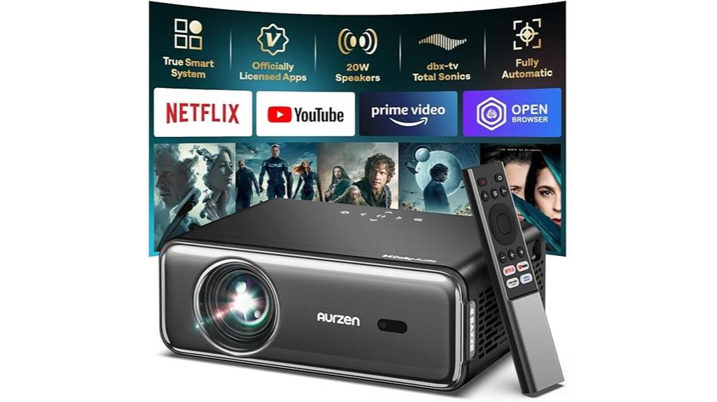 portable wifi bluetooth projector