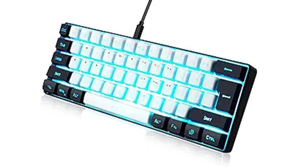 14 Best Compact 60% Keyboards for Minimalists: Sleek, Space-Saving, and Perfect for Your Desk 4 portable wired rgb keyboard
