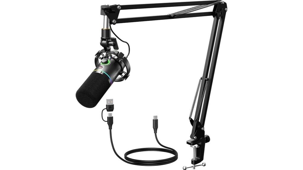 15 Best Dynamic Microphones for Podcasting in 2025 – Top Picks for Crisp, Clear Sound 7 rgb lit dynamic microphone kit