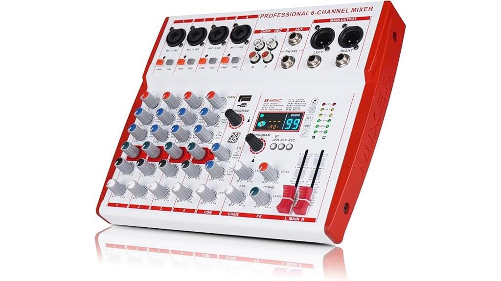 14 Best Audio Interfaces for Podcasters in 2025: Enhance Your Sound Quality Today 5 six channel dj mixer