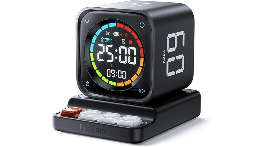 timer cube with presets