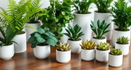 top artificial desk plants