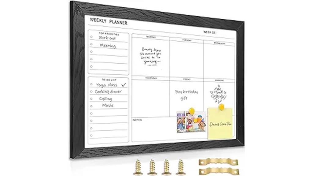 weekly wall calendar