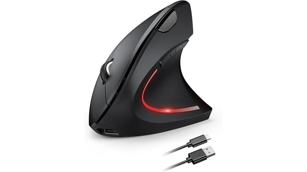 15 Best Wireless Ergonomic Mice for Wrist Pain Relief in 2025 13 wireless ergonomic rechargeable mouse