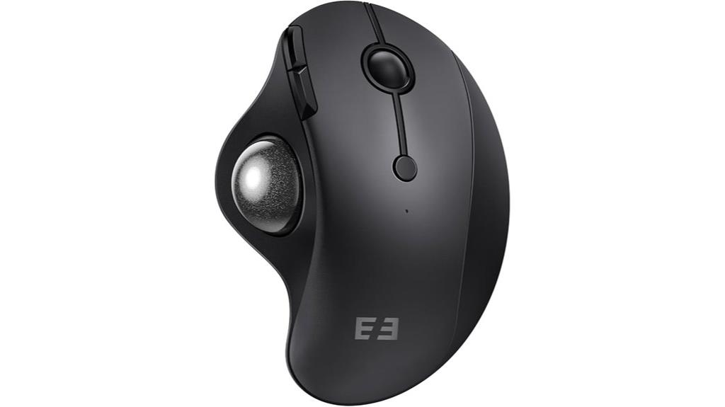 wireless ergonomic trackball