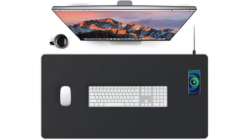 13 Best Wireless Charging Pads for Desks That Keep Your Devices Powered and Organized 12 wireless leather mouse pad