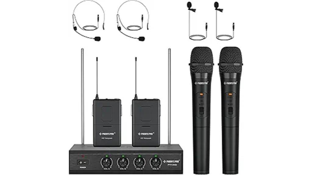 14 Best Lapel Microphones for Conferences That Ensure Clear Sound and Professional Audio 3 wireless microphone system
