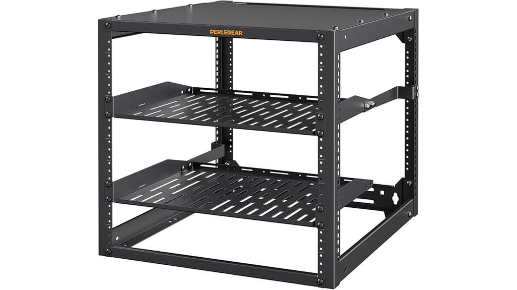 10u open frame rack